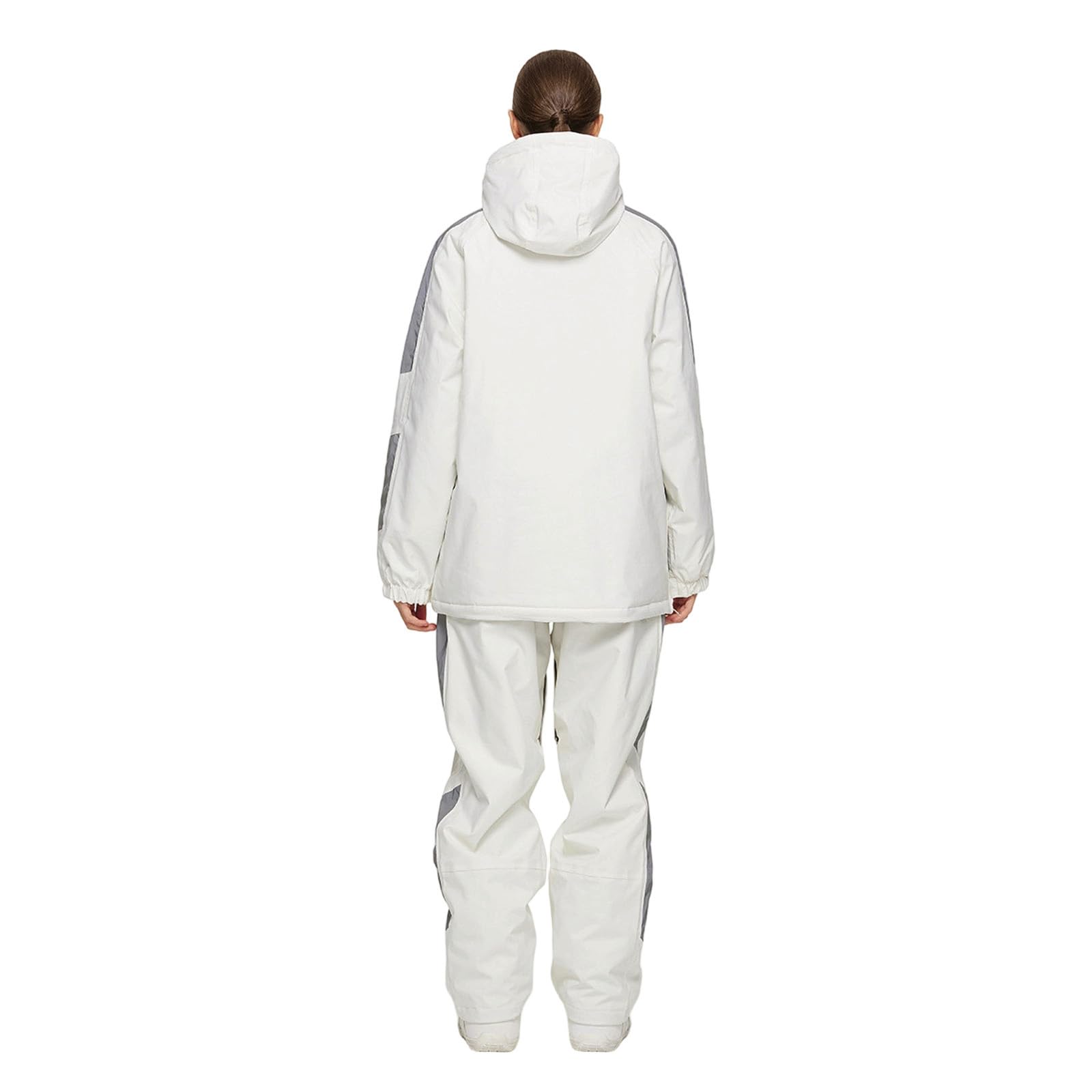 Generisch Trajes de esquí para mujer y hombre, 2 piezas, juegos de snowboard impermeables, resistentes al viento, invierno cálido, chaqueta y pantalones, juego para esquiar, escalada, trajes de nieve