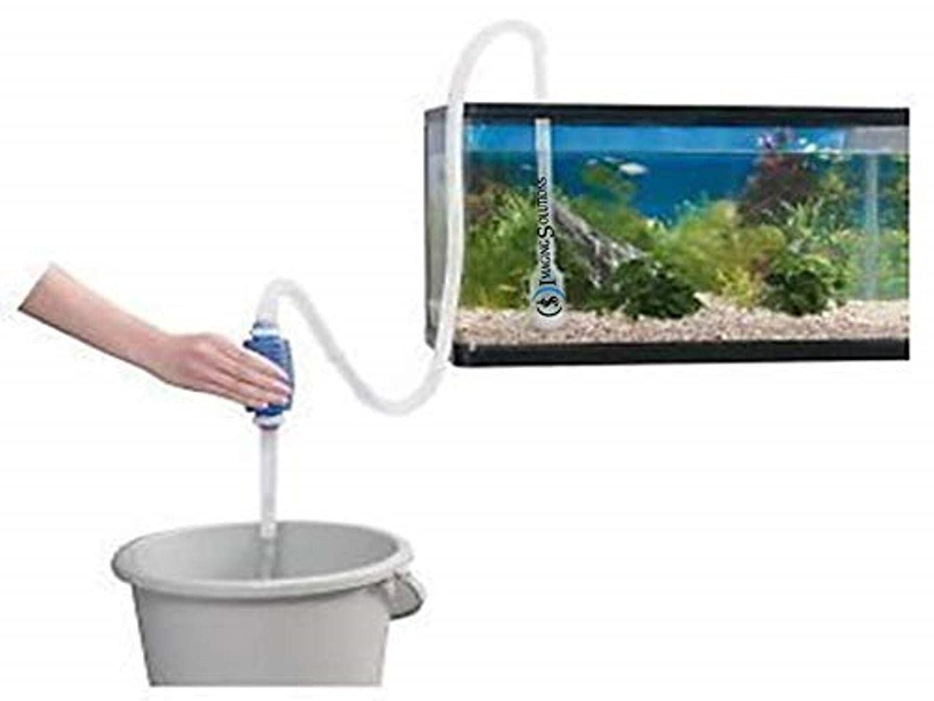 IS IMAGING SOLUTIONS Siphon Pipe for Aquarium 1.5 Metre + Gravel Cleaner Aquarium Water Changer Pump (Water Changing Pipe)