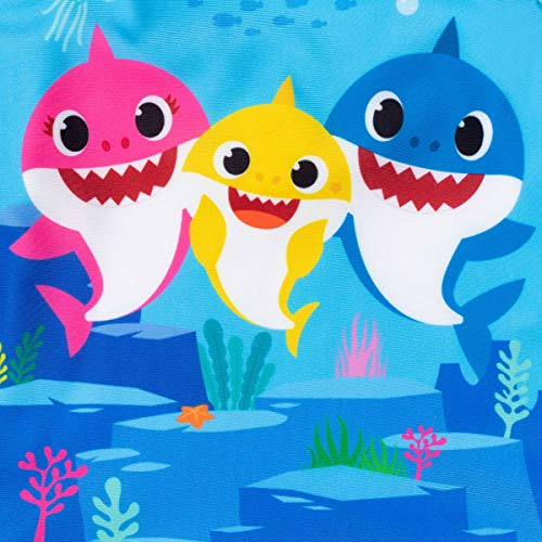 Baby Shark Toddler Girls Swim Rash Guard Tankini Top Bottom Set Blue 3T