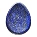 PESOENTH Lapis Lazuli Thumb Worry Stone, Carved Polished Palm Pocket Stones Reiki Chakra Healing Crystals Therapy Gemstone for Anxiety Stress, Water Drop Shaped