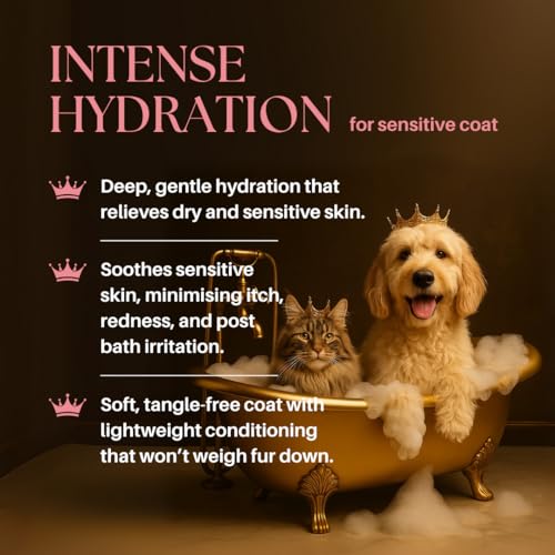 Barkin & Meowson MedExpert Hypoallergenic Intensive Hydration Conditioner 350ml / 11.83 fl.oz for Sensitive Skin, Dogs and Cats - Fragrance Free - Image 5