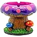 YIANI Cute Mushroom House Ashtrays with Storage - Cool Ashtrays for Weed Smokers and Bong Users with Smoking Accessories Collection(Mushroom Ashtray)