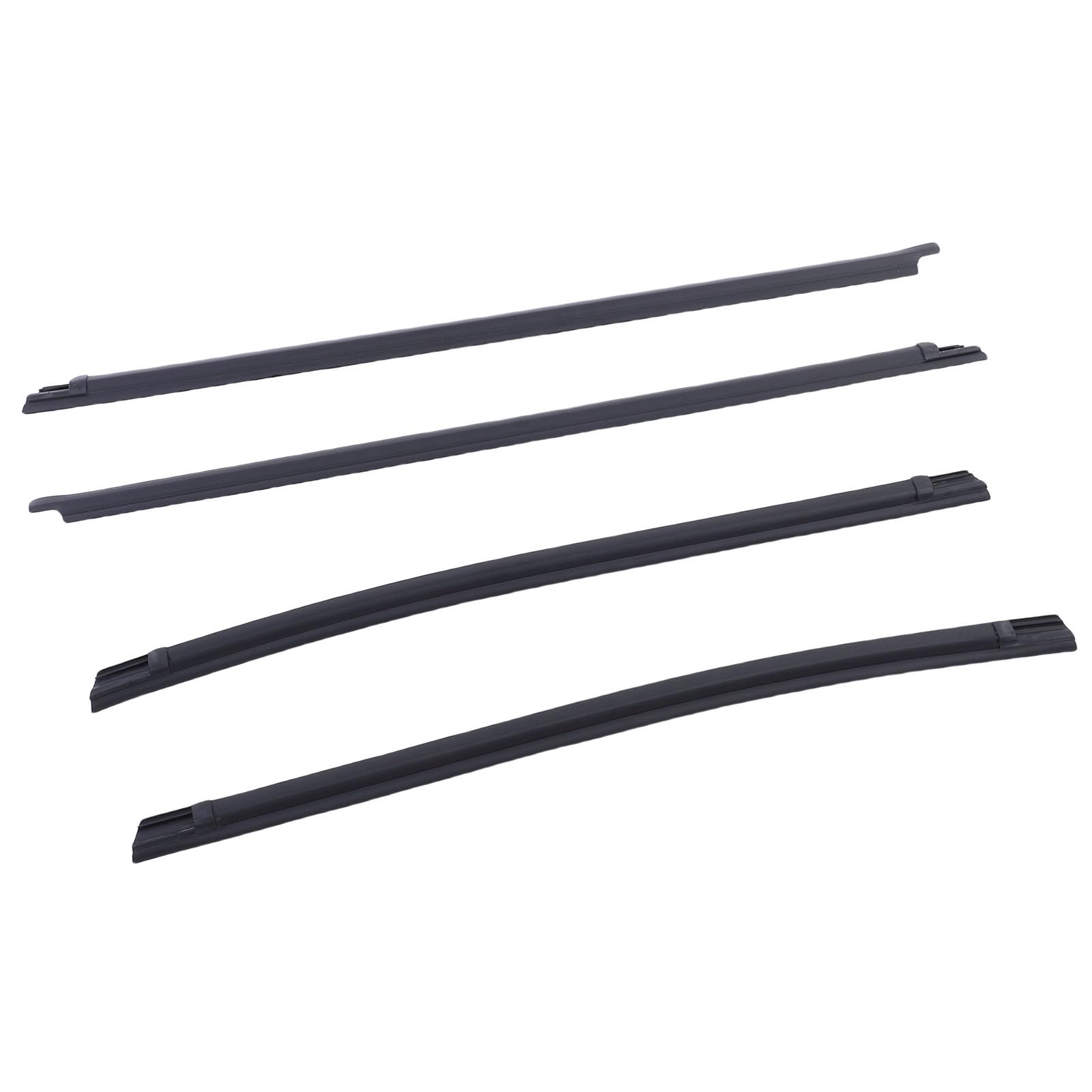 Keenso Uszczelka Szyby Samochodowej, Listwa Uszczelniająca, Kompatybilna z Double Cab 2005-2015, Zastępuje OEM 68161-04050 68162-04050 68163-04020 68164-04020