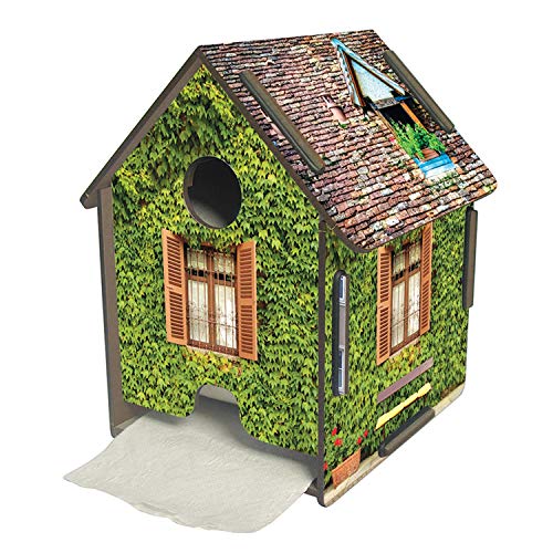 Preisvergleich Produktbild Werkhaus ToPaHaus Efeu, Holz / MDF, H 14, Grün