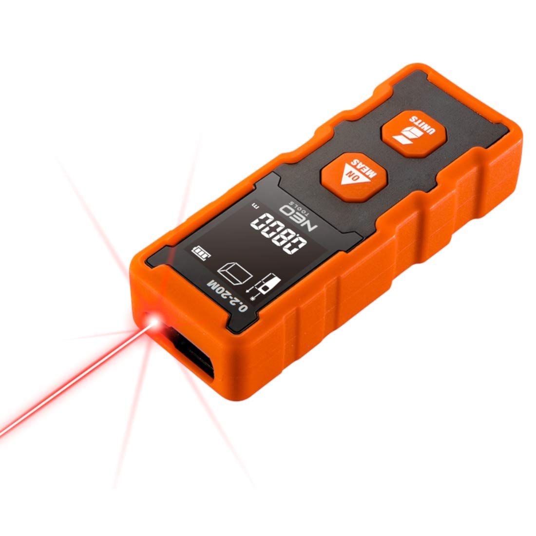 Telémetro láser Profesional, Medidor de Distancia Laser Digital, 20 m