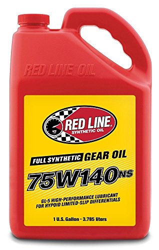 Red Line 57105-4PK 75W140NS GL-5 Gear Oil, 1 Gallon, 4 Pack