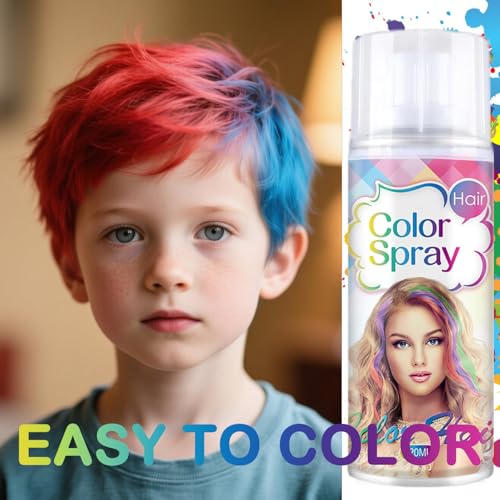 Spray para cabello temporal color verde para mujeres y niñas miniatura 4