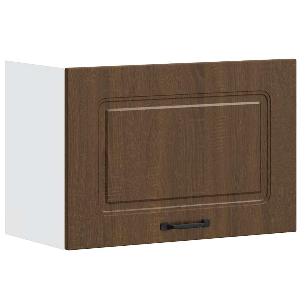 vidaXL Kitchen Wall Cabinet Kalmar Brown Oak Engineered Wood, kitchen wall unit, cabinet for kitchen wall, wall cabinets with doors