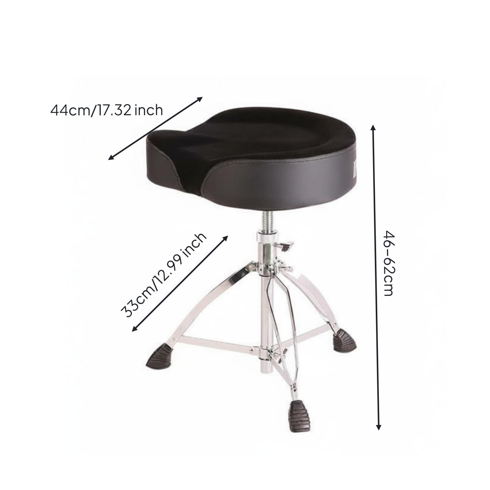 TISHITA Siège de Batterie Réglable Trône de, Tabouret De Batterie À Double Pied