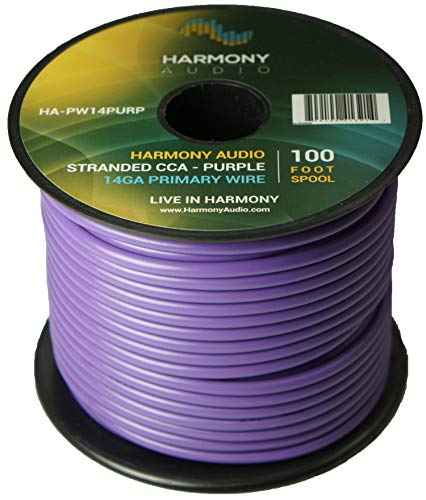 Fil de mise à la terre violet HA-PW14PURP pour stopper les pannes électriques de voiture
