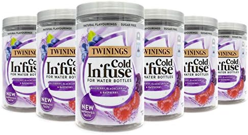 Twinings Cold Infuse Blueberry Apple and Blackcurrant, New Improved Taste, 72 Teabags (Multipack of 6 x 12 Biodegradable Infusers)