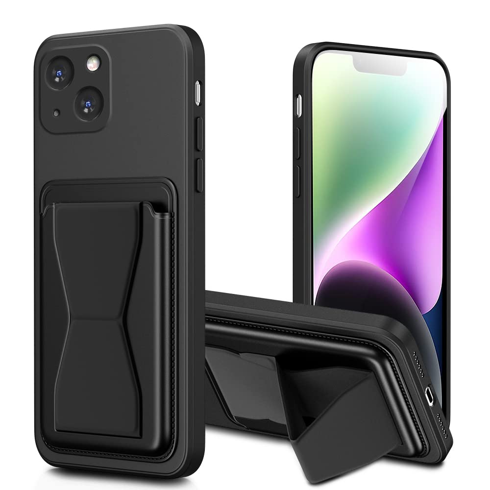 Amazon.co.jp: 対応 iPhone 14 ケース カード収納 スタンド付き