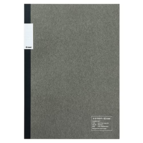 Carnet Nakamura Printing Charbon 8405 A5 pour corriger le manque de place et d'alignement