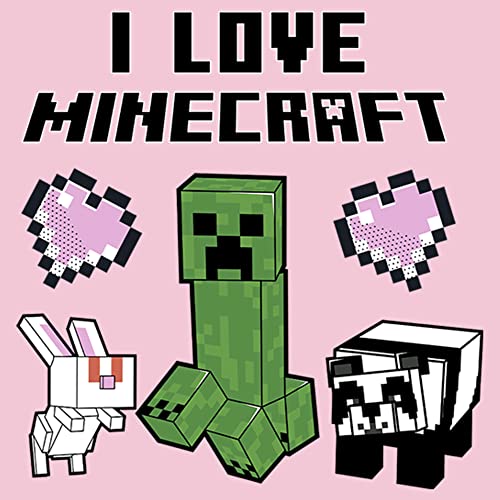 Girl's Minecraft Love and Mobs T-Shirt2