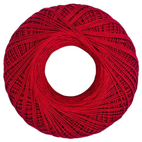 image for Coats Crochet Classic Crochet Thread, 10, Cardinal