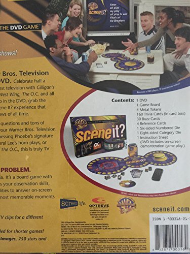 Scene It - Wb Warner Bros 50Th Anniversary Dvd Game With Real Clips On The Trivia #TOP2