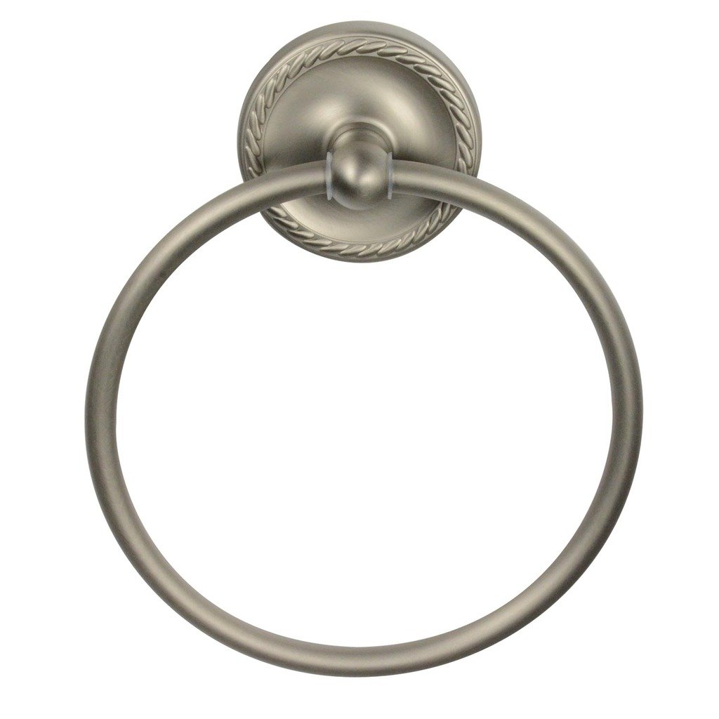 Banner Castille Collection Towel Ring, Satin Nickel