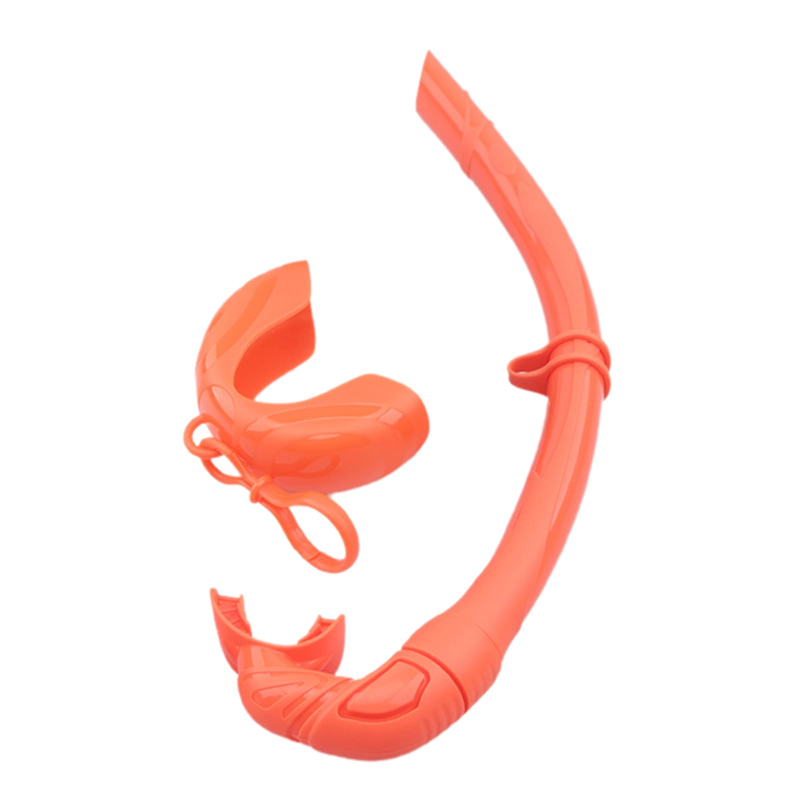 Rolls Up Silicone Snorkels Swimming Snorkels with Hanging Buckles for Scubas Diving Spearfishing Freediving Snorkeling