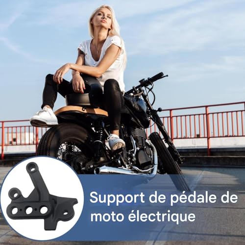 Monture de repose-pieds moto à libération rapide accessoire antidérapant trail - 3