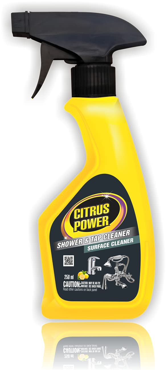CITRUS POWER® Tap and Shower Cleaner | The Expert Hard Water | Soap Scum | Lime Scale Stain Remover Best for Basins | Sinks | Taps Spray 250ml (B07ZBG9P9P) Amazon Price History, Amazon Price Tracker