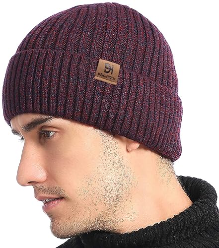 Image of DENIMHOLIC Winter Cap for Men & Women, Beanie Cap for Men Woolen Cap for Men & Women, Beanie Cap for Women