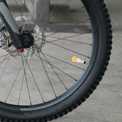 PRETYZOOM 4pcs Cute Mushroom Tire Valve Stem Caps Metal Covers for Cars Motorcycles Bicycles Trucks Compatible with Presta and Standard Valves Easy Installation miniatura 5