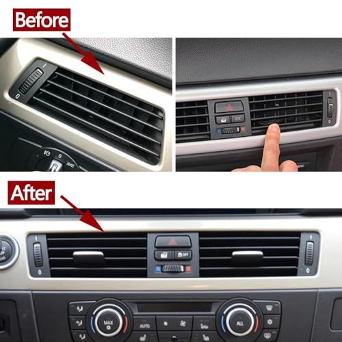 Aérateurs de climatisation avec molette fluide pour aération droite BMW E90 - 4