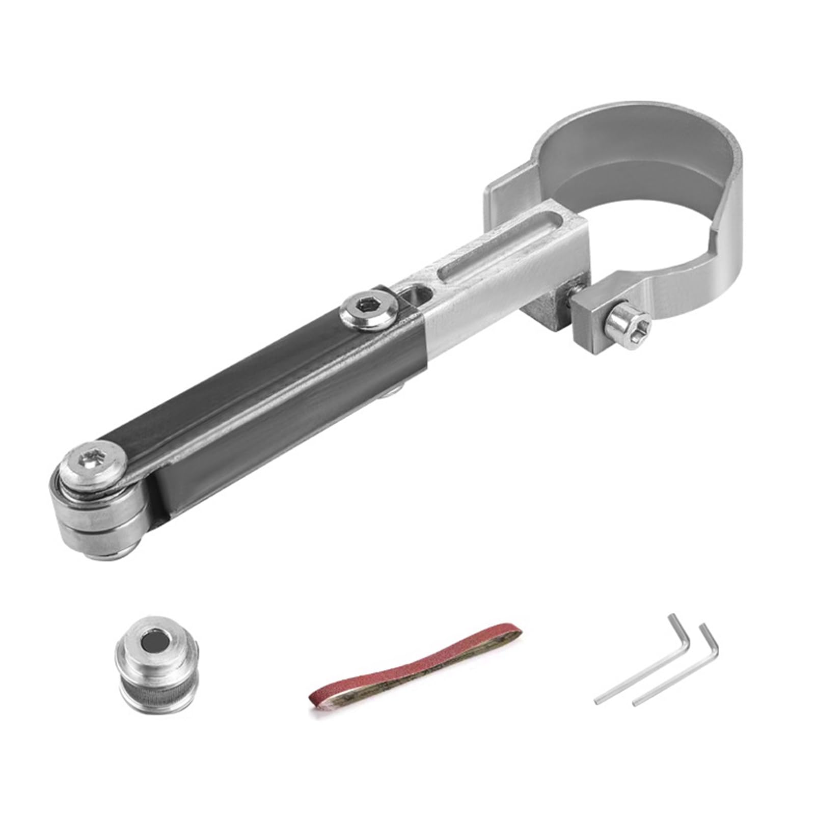 Apglsxy Professional Woodworking Sanding Belt Adapter For 100 Type Angles Grinder Adjustable Tension Belt Sander Attachment Sander Attachments For Angles Grinder