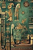 Journal Notebook - Ancient Egyptian Inspired Design, 100 Ruled Pages, 6x9 inch, Perfect for Journal Writing, Dream Recording, Taking Notes, Lyrics, Lists, and More