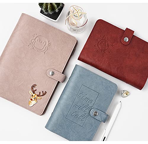 zeszyt， Notatnik Agenda Retro Vintage w skórzanej oprawie z luźnymi kartkami, wymienny papier, notatnik podróżny, artykuły papiernicze