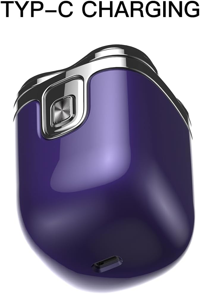 4-Blade Rotary Shaver for Men - Waterproof Electric Razor for Head Shaving & Face, Wet/Dry USB-C Rechargeable with LED Display, Detachable Trimmer Heads for Bald Men & Sensitive Skin