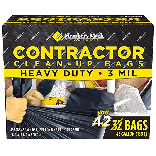 Member's Mark Member's Mark Commercial Contractor Clean-up Trash Bags (42 Gal., 42 Ct.)