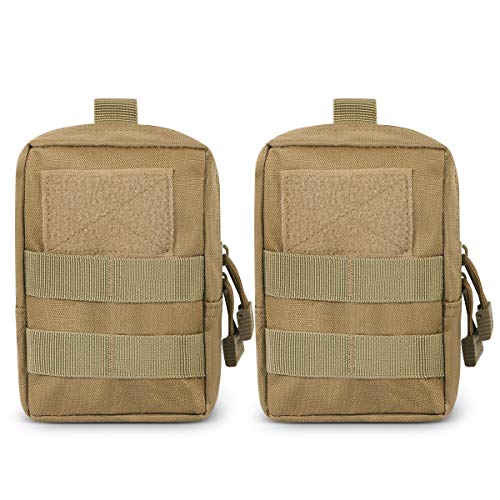 Image of 6-Pack Molle Pouch Tactical Molle Pouches Compact Utility EDC Waist Bag Pack