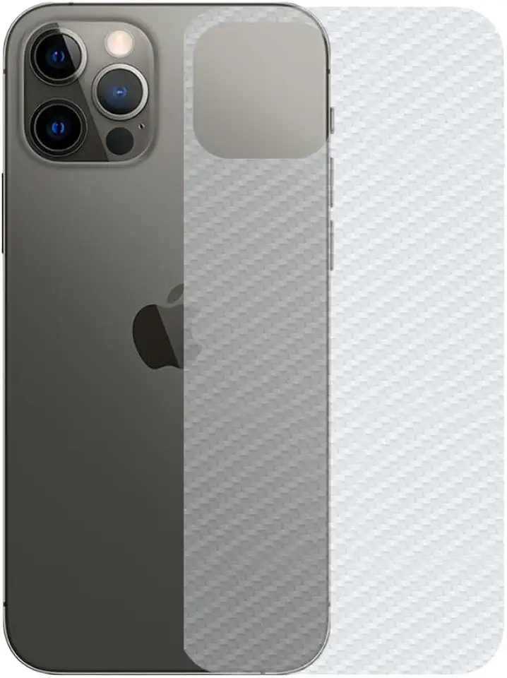 Película para iPhone 12 Pro Max - Traseira de Fibra de Carbono - Gshield