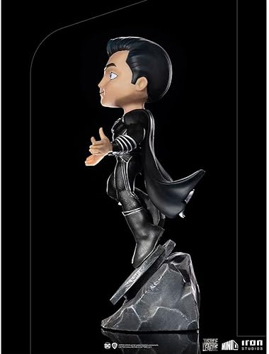 Miniatura 9 de & MiniCo DCCJLE51921-MC Superman - Traje negro de la Liga de la Justicia Mini Co. Deluxe, multicolor