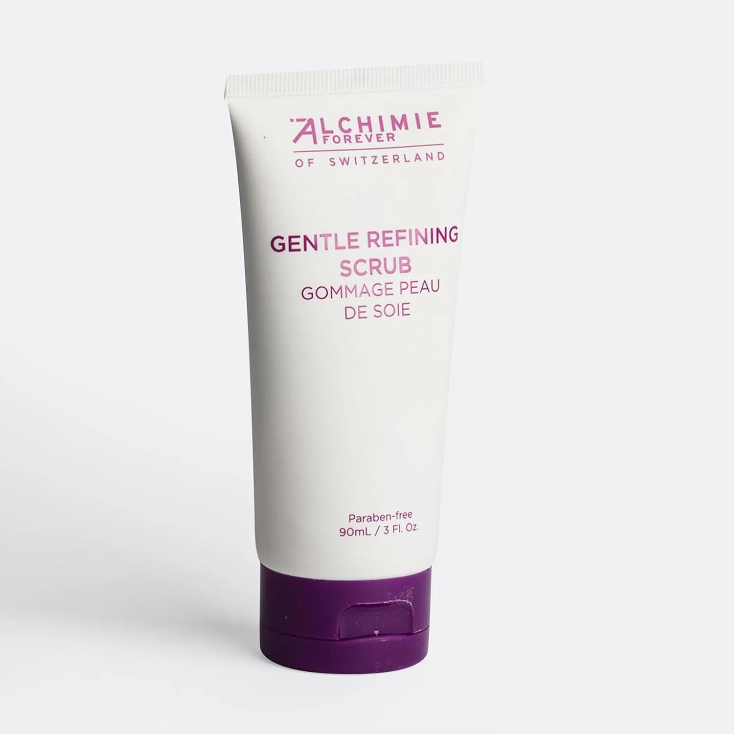Alchimie Forever Gentle Refining Face Scrub with Jojoba Pearls Cranberry Beads & Papaya Enzyme Dual Exfoliation Silky Facial Polish with Shea Butter & Antioxidants for Smooth Soft Skin All Types 3oz
