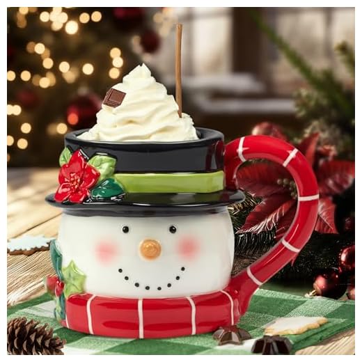 Certified International Holiday Magic Snowman 18 oz. Mugs, Set of 4, 4 Count (Pack of 1), Multicolor