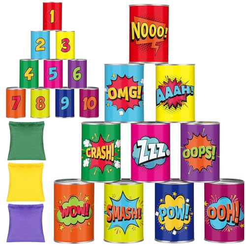 ShinyRelief 13 Pcs of Bean Bag Toss Game Carnival Knockdown