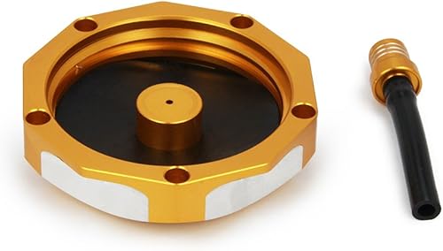 Miniatura 5 de Cubierta de la tapa del tanque de combustible de la motocicleta de la suciedad con la manguera de ventilación de aire para DRZ5070125400400E,