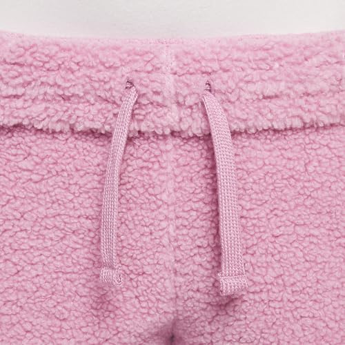 Nike Sportswear Club Fleece Big Kids' Winterized Pants (FJ6021-646, Magic Flamingo/Magic Flamingo/White)3