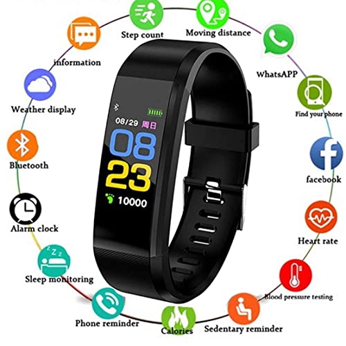 Image of GameSir Smart Band with Multi-Feature Monitor Activity Tracking Sleep Monitor Step Counter Lightweight Fitness Band for Men, Women, Kids, Boy & Girls Smartband Mini Smart Watch (D115)
