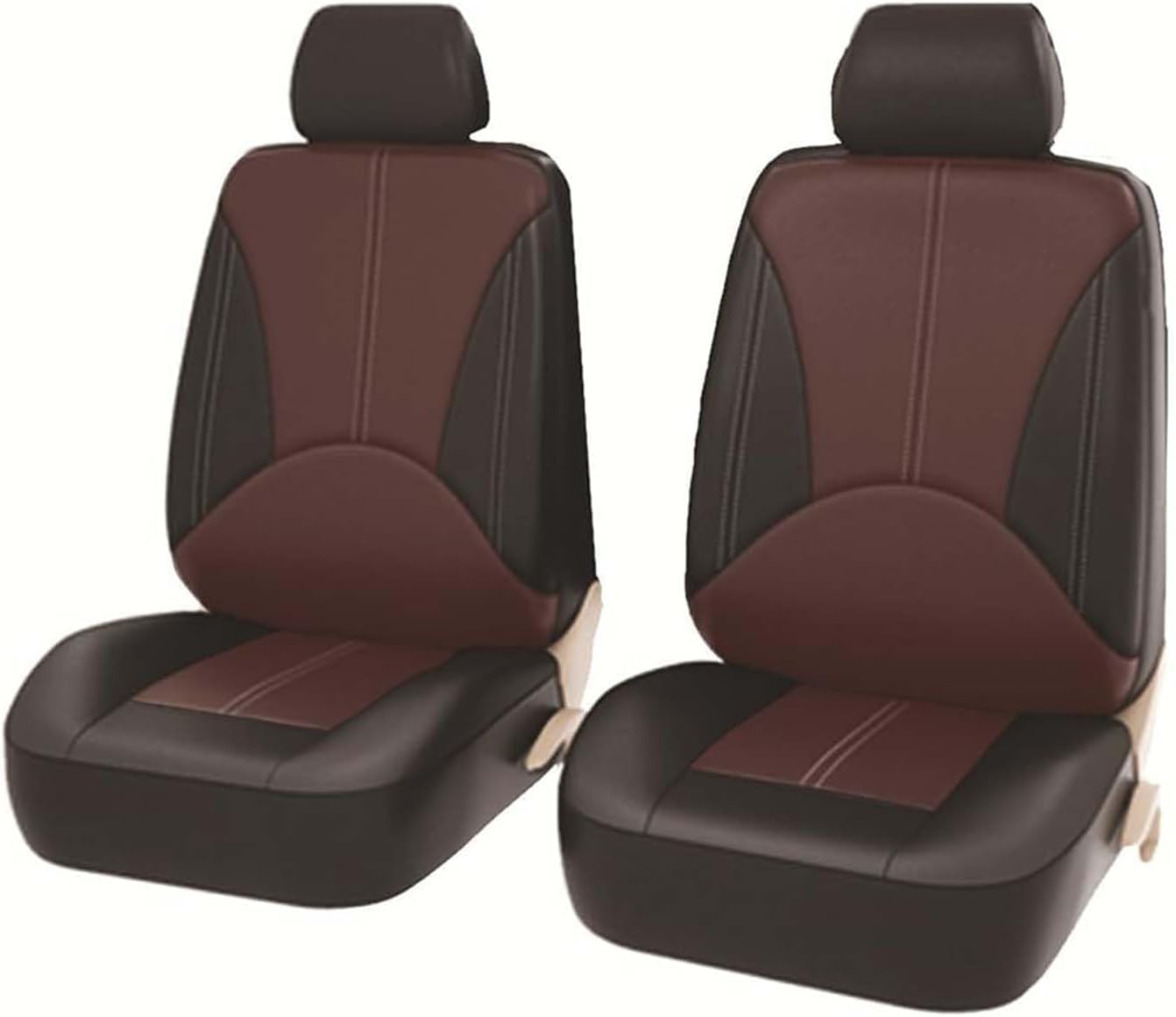 2Pcs Fundas Asientos Coche para Chevrolet Colorado 2003–2026, Cómodo Transpirable Delantero Asientos Juegos Cubreasientos Coche,E/Black Coffee
