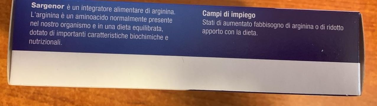 Sargenor Ricostituente 20 Fiale Bevibili Tre Confezioni Totale 60 fiale