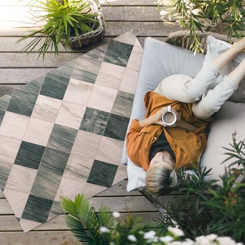 Tapis en vinyle résistant à la décoloration pour terrasse - 3