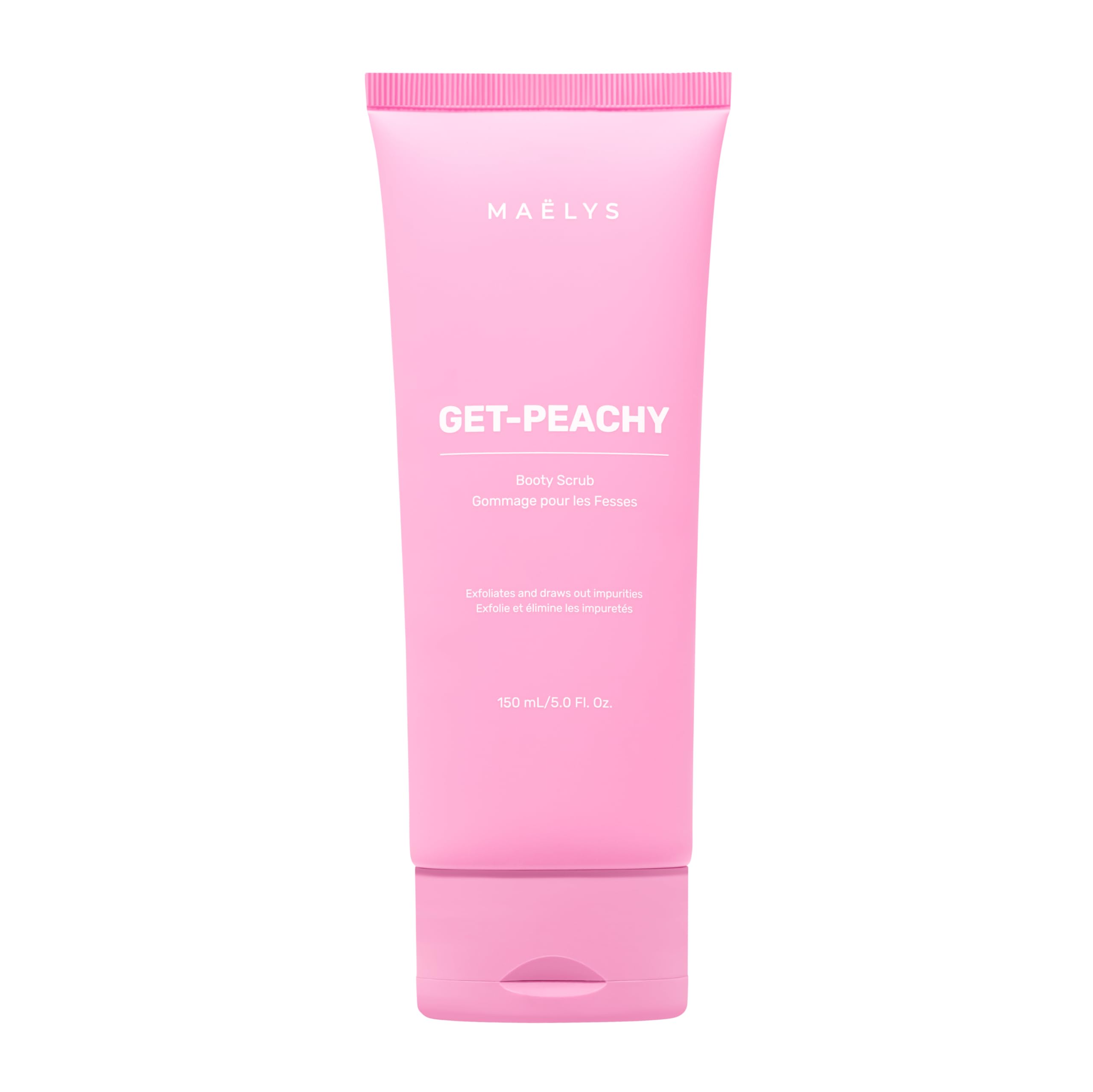Cosmetics GET-PEACHY Booty Scrub - Smoothening, Brightening Bikini Butt Exfoliator for Bumps and Dark Spots - Cellulite and Booty Polish - Helps Reduce the Look of Cellulite