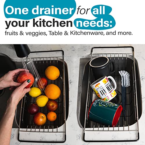 Better Houseware 1484.8 Over Sink Dish Drainer, 19.25 X 8.25 X 4.5, Stainless Steel #TOP3