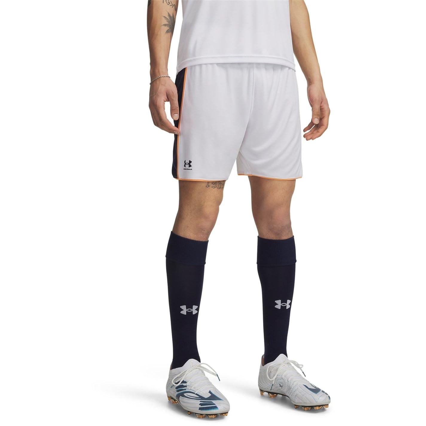 Under Armour Mens Chal Knit Shrt White L