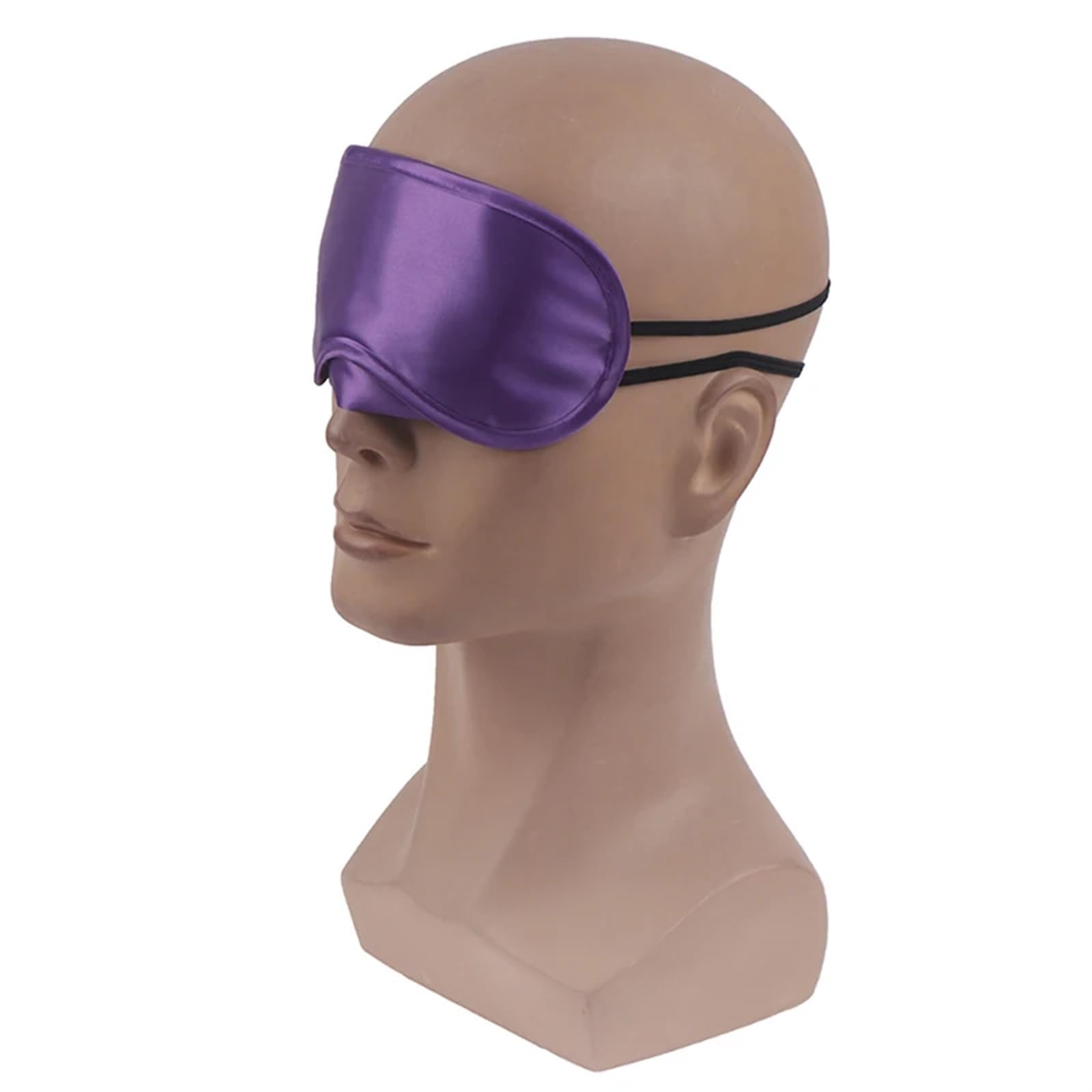 Máscaras para dormir Zero Eye Pressure Blackout pa Máscara de seda for ojos, 1 pieza, máscara de seda for ojos, antifaz for cubrir los ojos, antifaz suave(White)