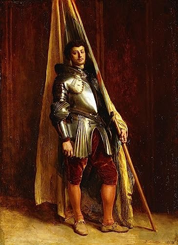 Peinture d'art mural pour habiller un grand mur vide affiche Un homme de guerre Meissonier 60x90