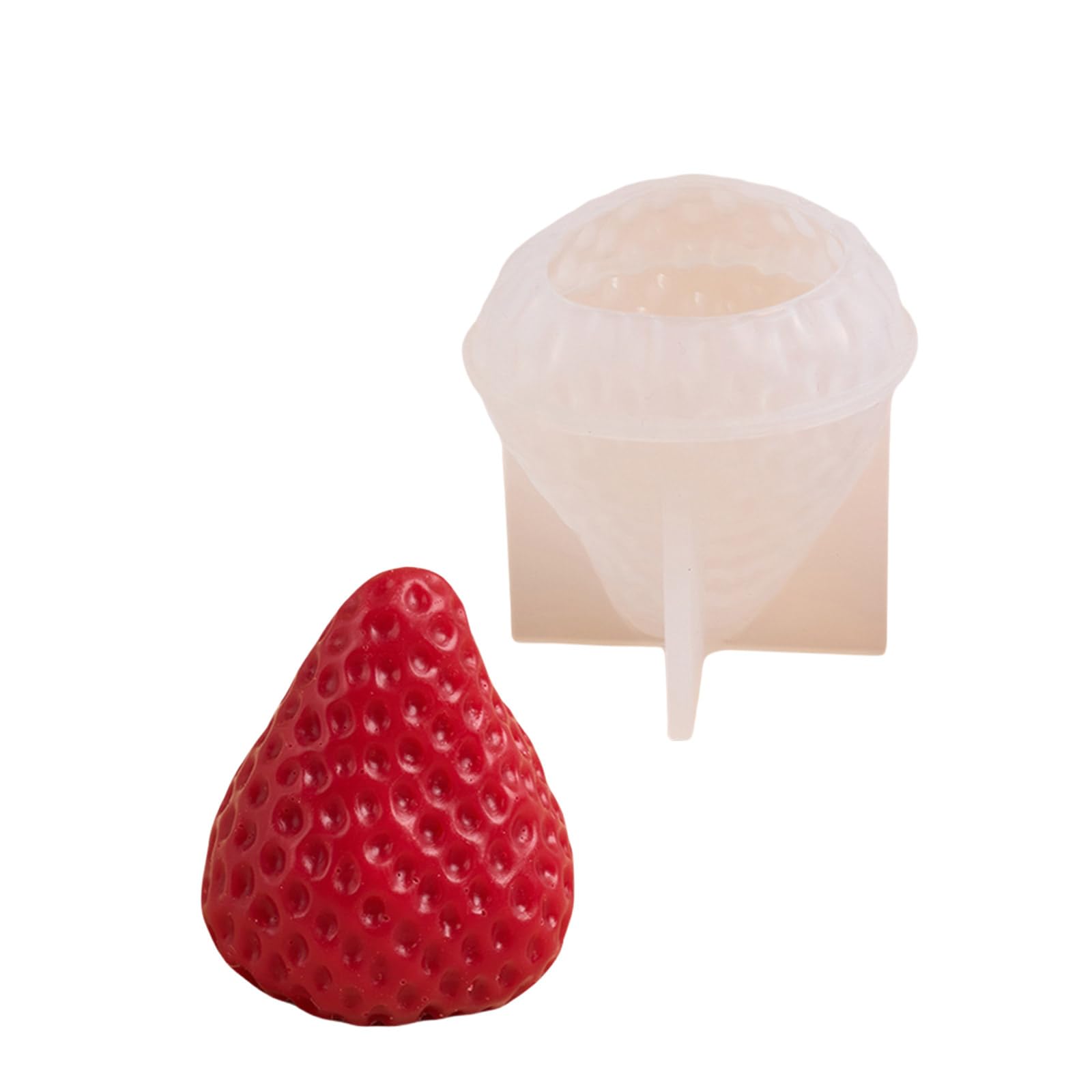 Veltros 3D Strawberry Molds Epoxy Resin Silicone Castings Ornament Plasters for Cake Decoration Strawberry Scened
